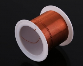 Enameled Copper Wire, 0.3mm×40m Magnet Winding Wire Transformer Insulated Copper Coil, Withstand Voltage 3000-5000V